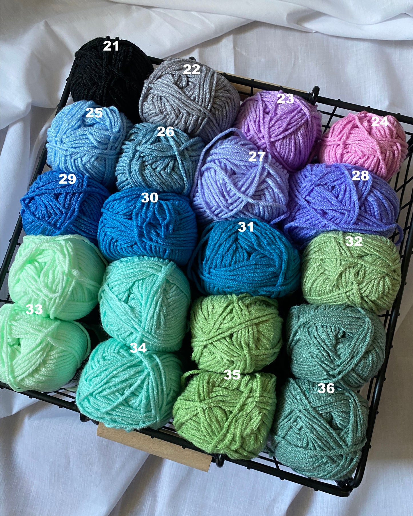 Bubble Font Personalised Punch Needle Cushion