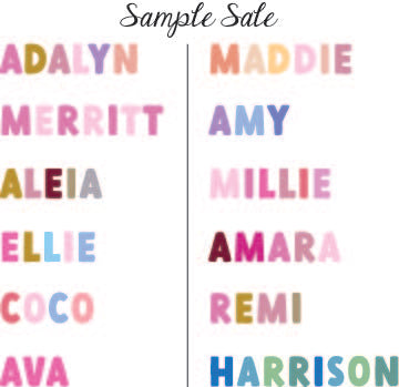 SAMPLE: Choose your backing fabric