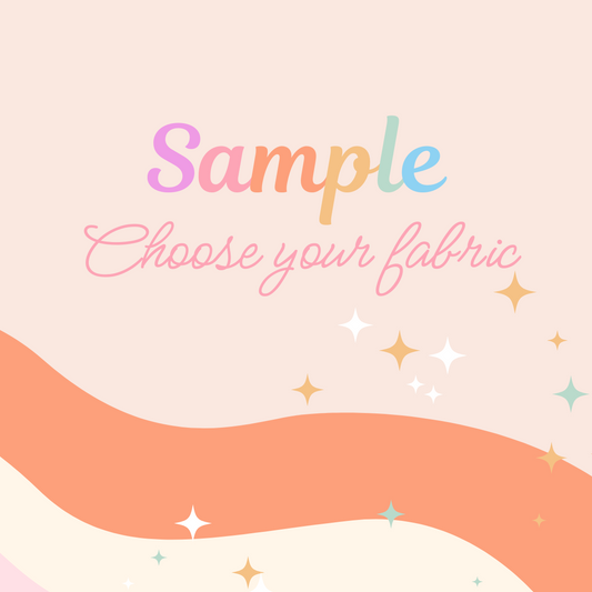 SAMPLE: Choose your backing fabric