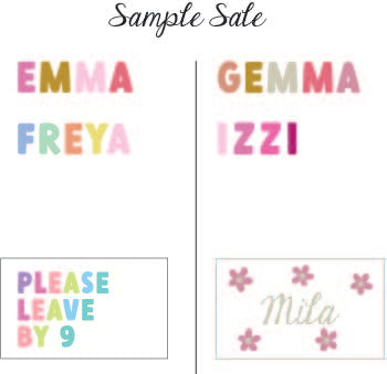 SAMPLE: Choose your backing fabric