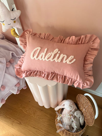 Dusty Pink Personalised Cushion