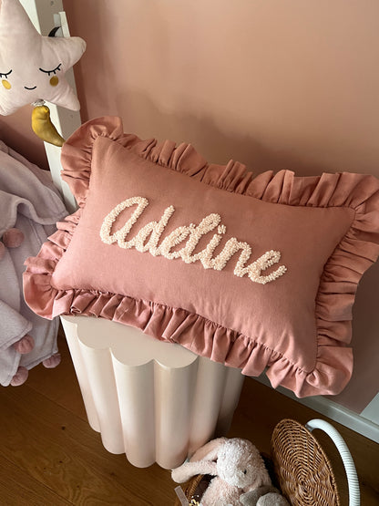 Dusty Pink Personalised Cushion