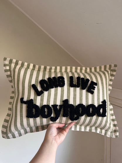 Long Live Boyhood Cushion- READY to dispatch