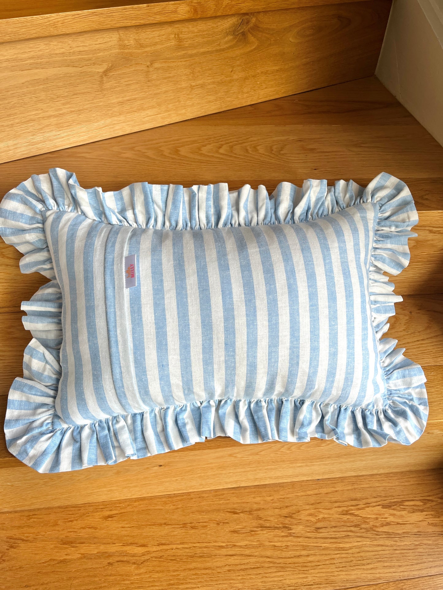 Personalised Ruffled Cushion