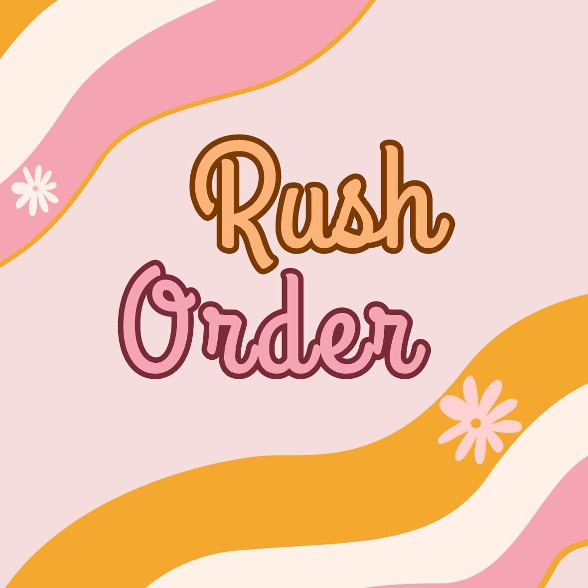 RUSH Service for your order (5 business days turnaround time)