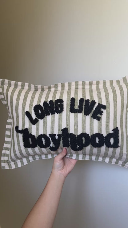 Long Live Boyhood Cushion- READY to dispatch